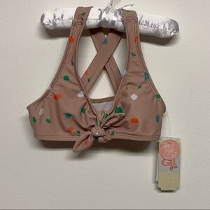 GB Girls | Girls Size 7| Polka Dot Bikini Swim Top NWT